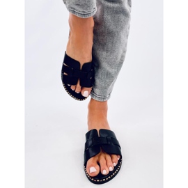 Chanclas elegantes de mujer Dalmasi Negro 1