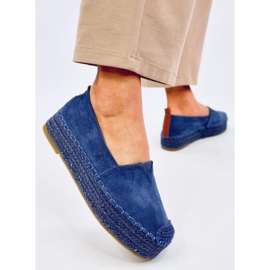 Poulain Alpargatas azules con suela gruesa. 3