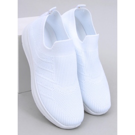 Groppi Zapatos tipo calcetín sin cordones blancos 5