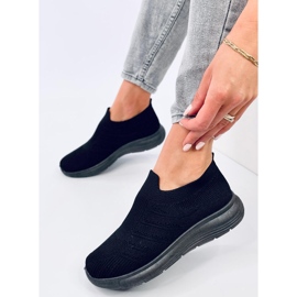 Groppi zapatos estilo calcetín sin cordones Allblack negro 4