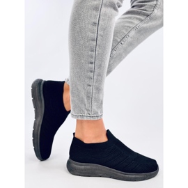 Groppi zapatos estilo calcetín sin cordones Allblack negro 3