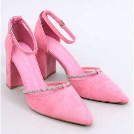 Salón de tacón alto con tiras Ayari rosa rosado 5