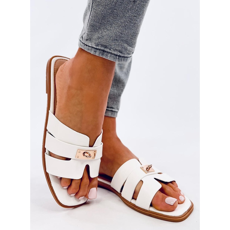 Chanclas de mujer Daudi Blanco 2