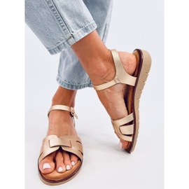 Sandalias mujer Capilla Oro dorado 2