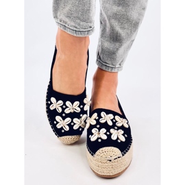 Alpargatas Elif Black con conchas negro 1
