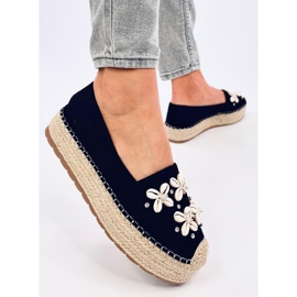 Alpargatas Elif Black con conchas negro 4
