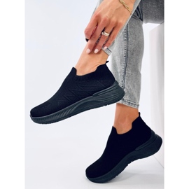 Deportivas calcetín Fourny Allblack negro 4