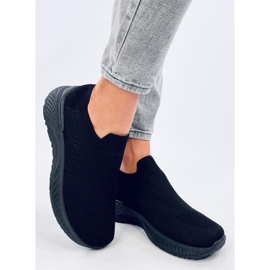 Deportivas calcetín Fourny Allblack negro 2