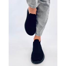 Deportivas calcetín Fourny Allblack negro 1
