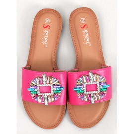 Pantuflas Lowell Piedra Color Fucsia rosado 1