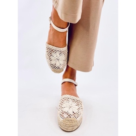 Premat Sandalias alpargatas caladas beige 1