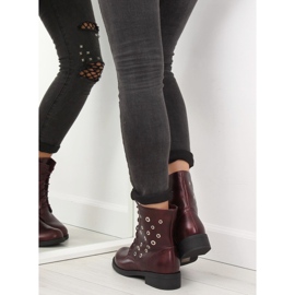 Botas workery licowe pe130p Vino Tinto rojo 2
