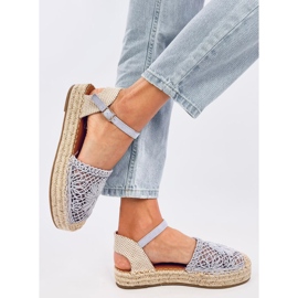 Premat Sandalias alpargatas caladas violeta 3