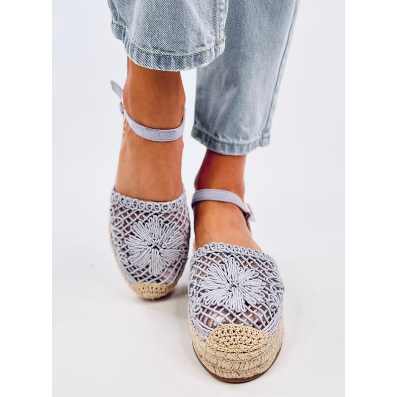 Premat Sandalias alpargatas caladas violeta púrpura 1
