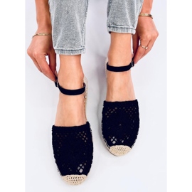 Premat Sandalias alpargatas caladas negras negro 4