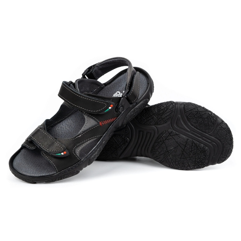 Mateos Sandalias hombre de piel para el conductor 362MA negro 3 Mateos Sandalias hombre de piel para el conductor 362MA negro 3