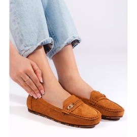 Mocasines mujer ante camel marrón 1 Mocasines mujer ante camel marrón 1
