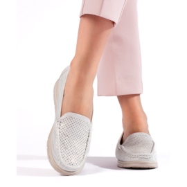Mocasines blancos de mujer 3