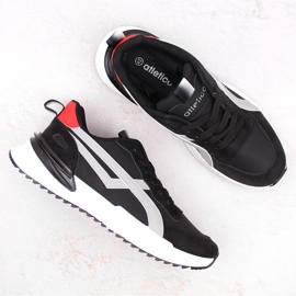 Zapato deportivo con cordones hombre negro Atletico 23721 3