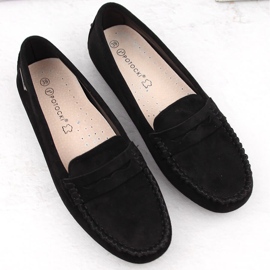 Mocasines mujer ante negro Potocki 09300 7