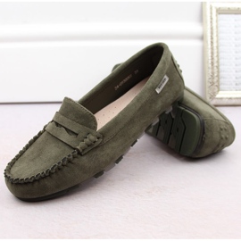Mocasines mujer ante Potocki 09300 caqui verde 6