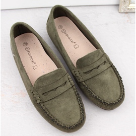 Mocasines mujer ante Potocki 09300 caqui verde 7