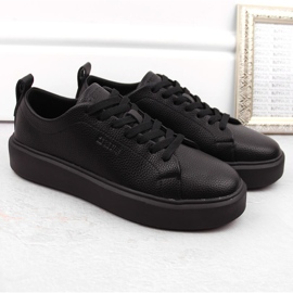 Deportivas plataforma negras Big Star NN274320 negro 5