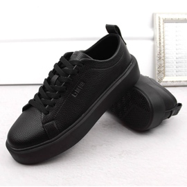 Deportivas plataforma negras Big Star NN274320 negro 7