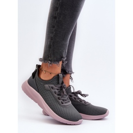 Zapatillas Deportivas Mujer Sneakers 4F 4FRSS24FLOWF055 Gris Oscuro 3