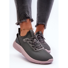 Zapatillas Deportivas Mujer Sneakers 4F 4FRSS24FLOWF055 Gris Oscuro 7