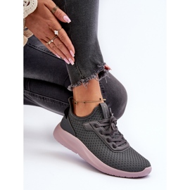 Zapatillas Deportivas Mujer Sneakers 4F 4FRSS24FLOWF055 Gris Oscuro 8