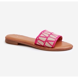 Chanclas Planas Mujer Fucsia Traivea rosa 1