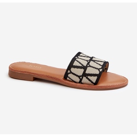 Chanclas Planas de Mujer Negro Traivea 1