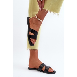 Chanclas Planas De Mujer Con Aberturas Negro Fiviama 6