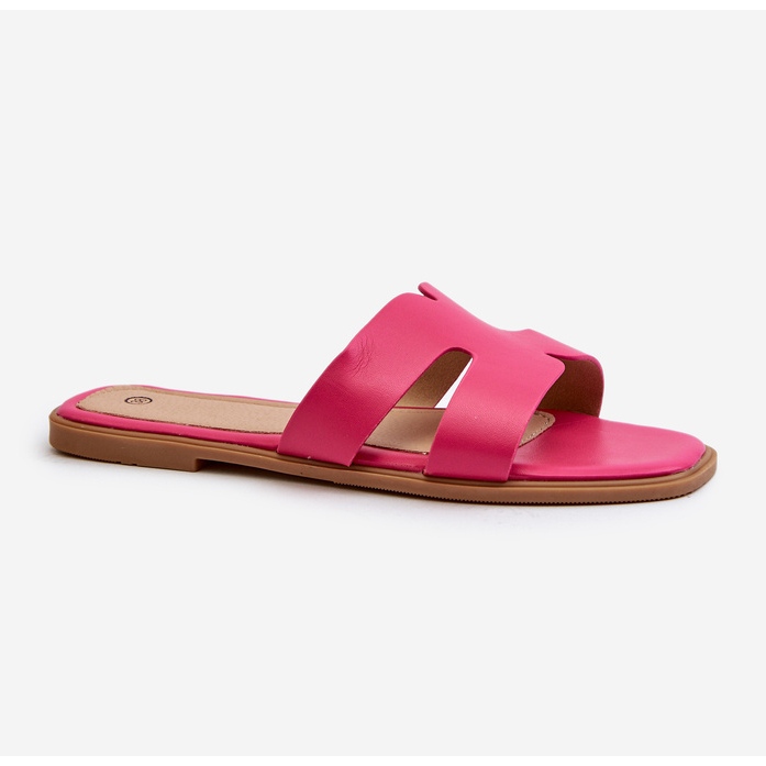 Chanclas Planas De Mujer Con Aberturas Fucsia Fiviama rosa 1