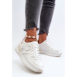 Zapatillas Deportivas de Mujer Confeccionadas en Piel Ecológica Blancas Kaimans blanco 3