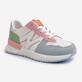 Zapatillas Deportivas de Mujer Confeccionadas en Piel Ecológica Multicolor Kaimans 1