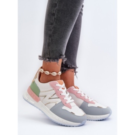 Zapatillas Deportivas de Mujer Confeccionadas en Piel Ecológica Multicolor Kaimans 2