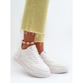 Zapatillas Deportivas De Mujer Con Plataforma Fabricadas En Piel Ecológica, Blanco Lynnette 2 Zapatillas Deportivas De Mujer Con Plataforma Fabricadas En Piel Ecológica, Blanco Lynnette 2