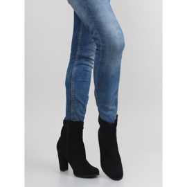 Otoño tacones altos A921 negro 2