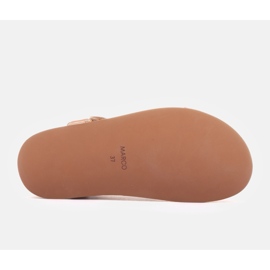 Marco Shoes sandalias minori beige 3