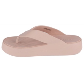 Chanclas Crocs Getaway Platform Flip 209410-6UR beige 1