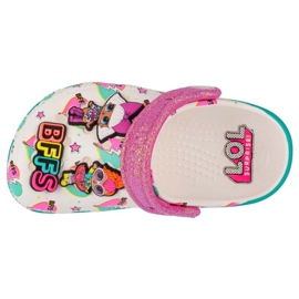 Zueco clásico para niños Crocs Lol Surprise Bff 209472-100 blanco 2