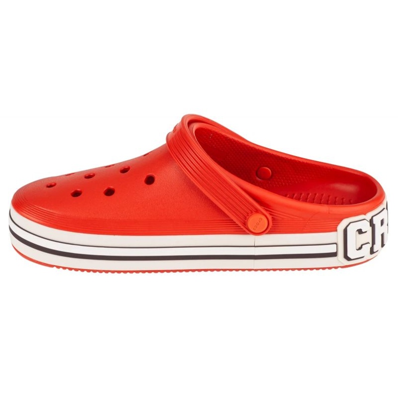 Zueco con logo fuera de la cancha Crocs 209651-625 rojo 1
