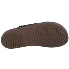 Sandalias Crocs Brooklyn con cuña baja 206453-2ZL marrón 3