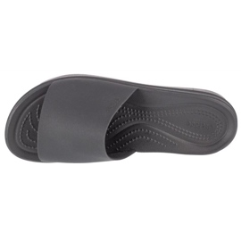 Chanclas Crocs Brooklyn Platform Slide 208728-001 negro 2
