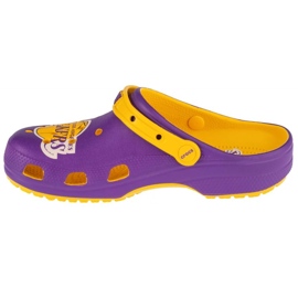 Chanclas Crocs Classic Nba La Lakers Clog 208650-75Y púrpura 1