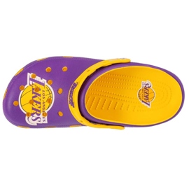 Chanclas Crocs Classic Nba La Lakers Clog 208650-75Y violeta 2
