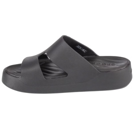 Chanclas Crocs Gataway Platform H-Strap 209409-001 negro 1