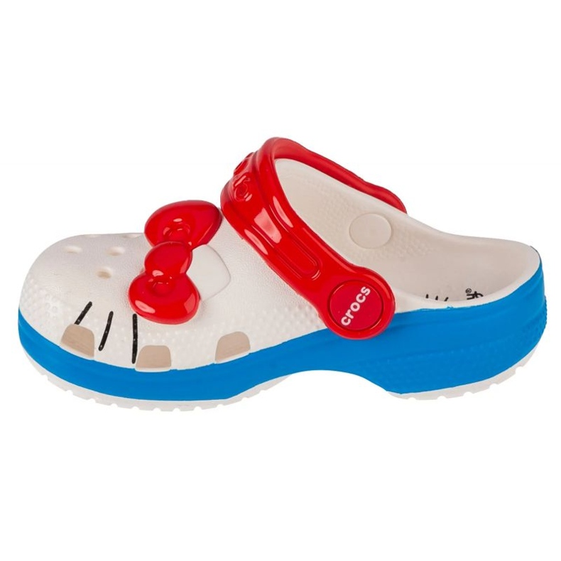 Chanclas Crocs Classic Hello Kitty Iam Clog T 209469-100 blanco 1